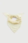 Chusta SENA pastelowy żółty 100% kaszmir  